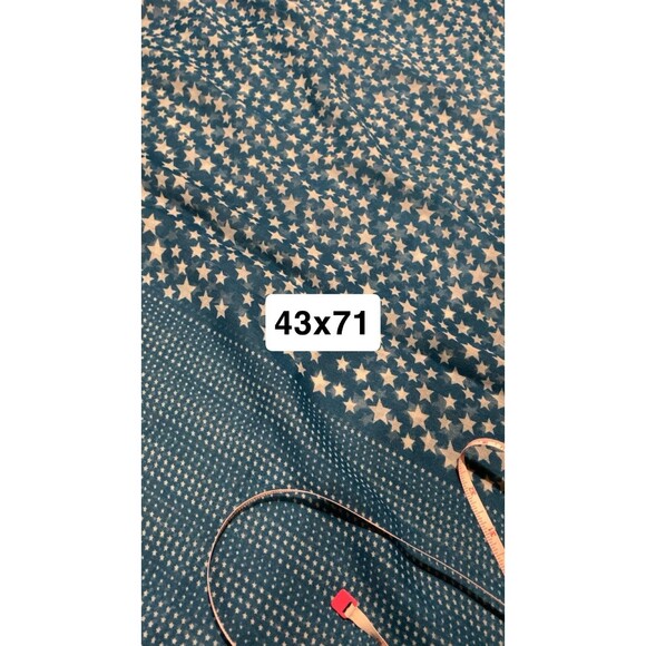 Capelli new york scarf teal/white stars 43X71 spacecore new unisex - Picture 4 of 4